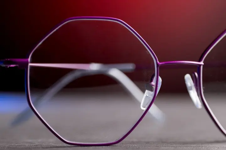 Monture fine rose Ray Ban